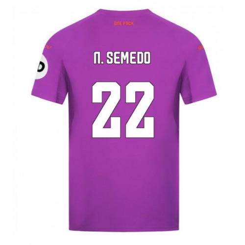 Fotballdrakt Herre Wolves Nelson Semedo #22 Tredjedrakt 2024-25 Kortermet